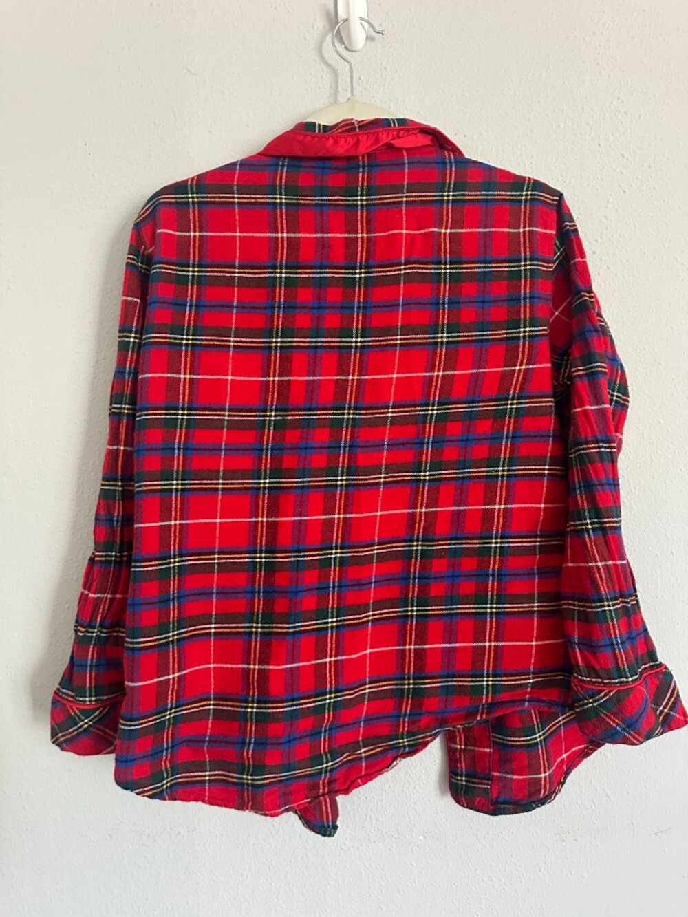 Vintage Lauren Ralph Lauren Black Label Red Tartan Plaid Crest Shirt Preppy S - Picture 8 of 9